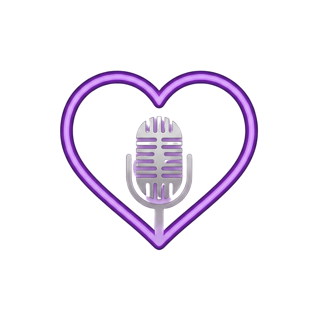 VOCAL DATING heart-and-microphone logo